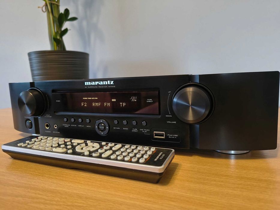 Amplituner Marantz NR1602 Stan Idealny ! HDMI ARC Optyk USB Pilot ! NET Coaxial