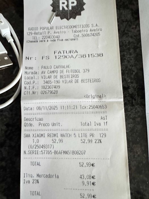 Smartwatch Xiaomi Redmi 5 lite