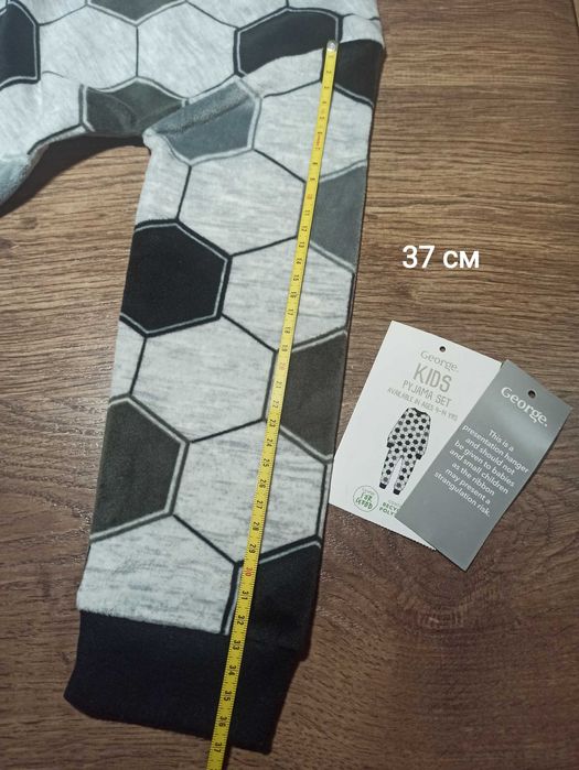 116-122 см, 6-7 років, флісовий костюм, піжама George