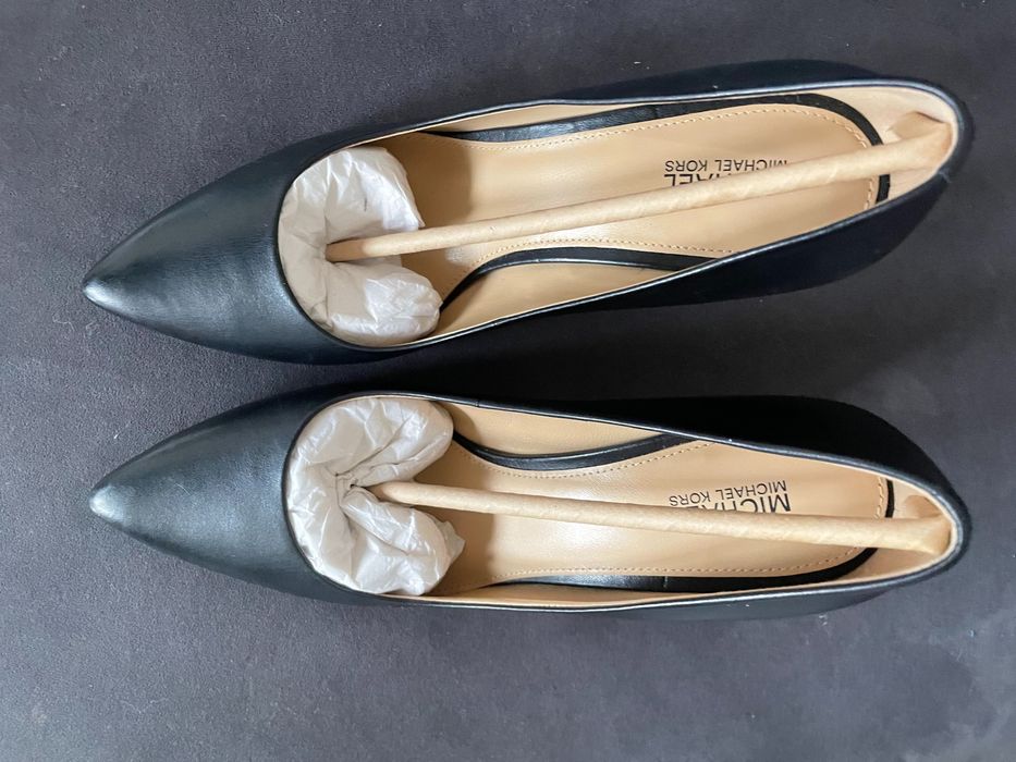 OKAZJA NOWE!!! Michael Kors szpilki czarne 38,5 Claire pump Keke