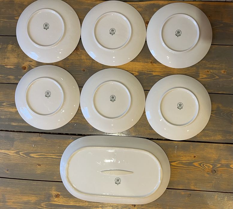 Набор из 6 тарелок и одного блюда. Kahla Германия.