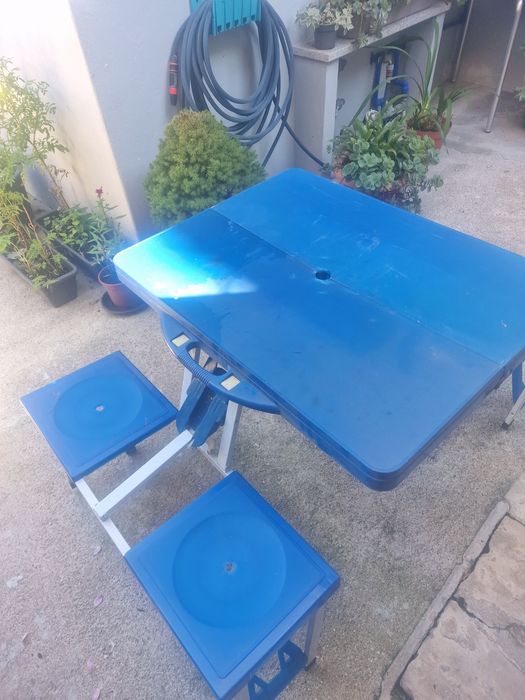 Mesa piquenique dobrável