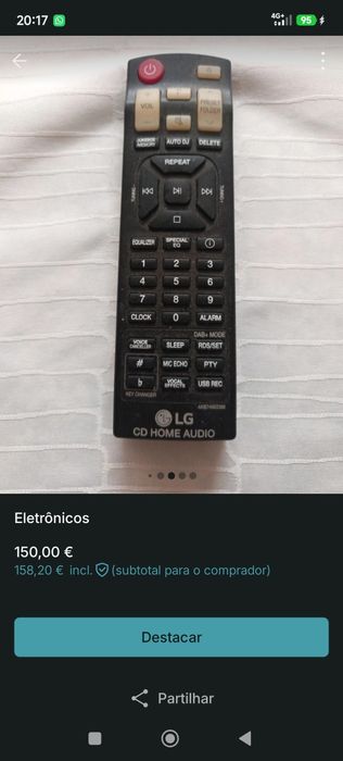 Coluna de som muito boa