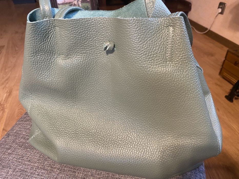 Torebka Wenezia zielen butelkowa