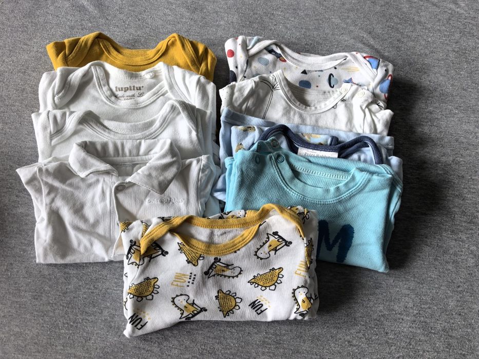 Ubranka niemowlęce w rozmiarach od 50cm-68cm