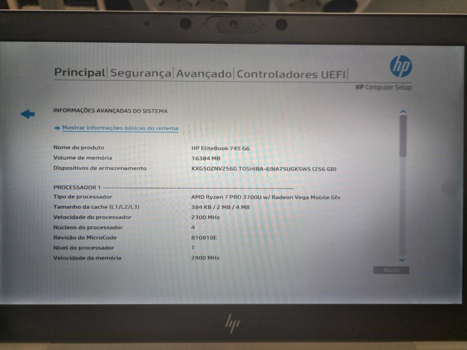 HP 840 G5 - i7 - apesar de estimado, é para peças