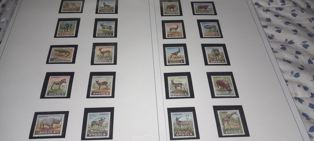 Animais  de Angola série completa  e nova de 1953