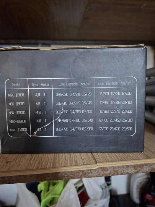 Катушка карповая NGK2 8000. Рыбалка. Снасти.