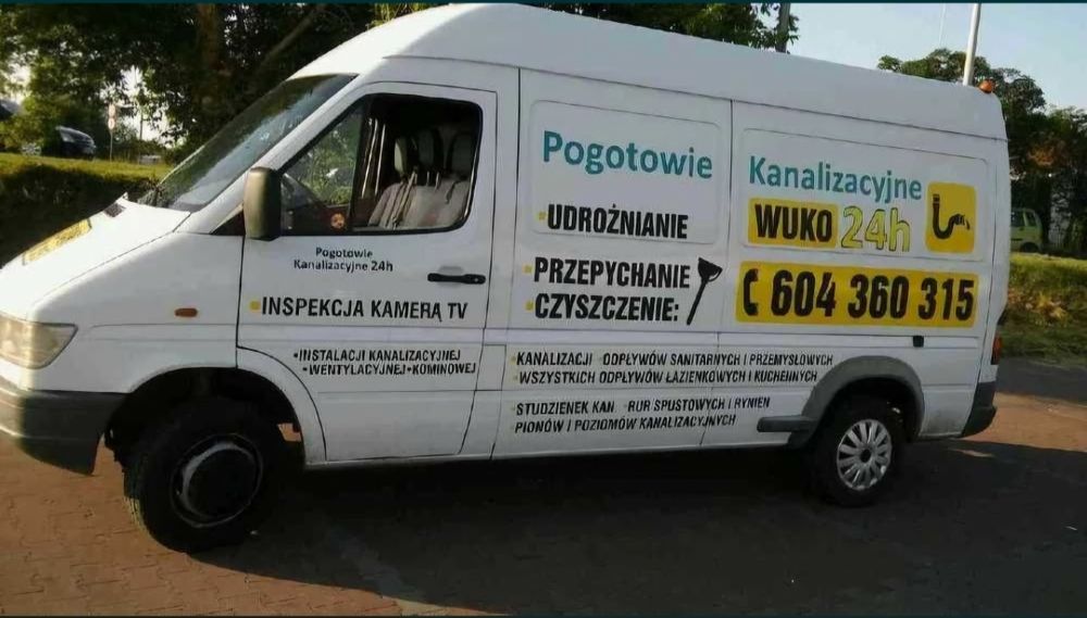 hydraulki udrażnianie rur kanalizacji WUKO 24 kamera, termowizja ,wyciek wody wykrywanie rur