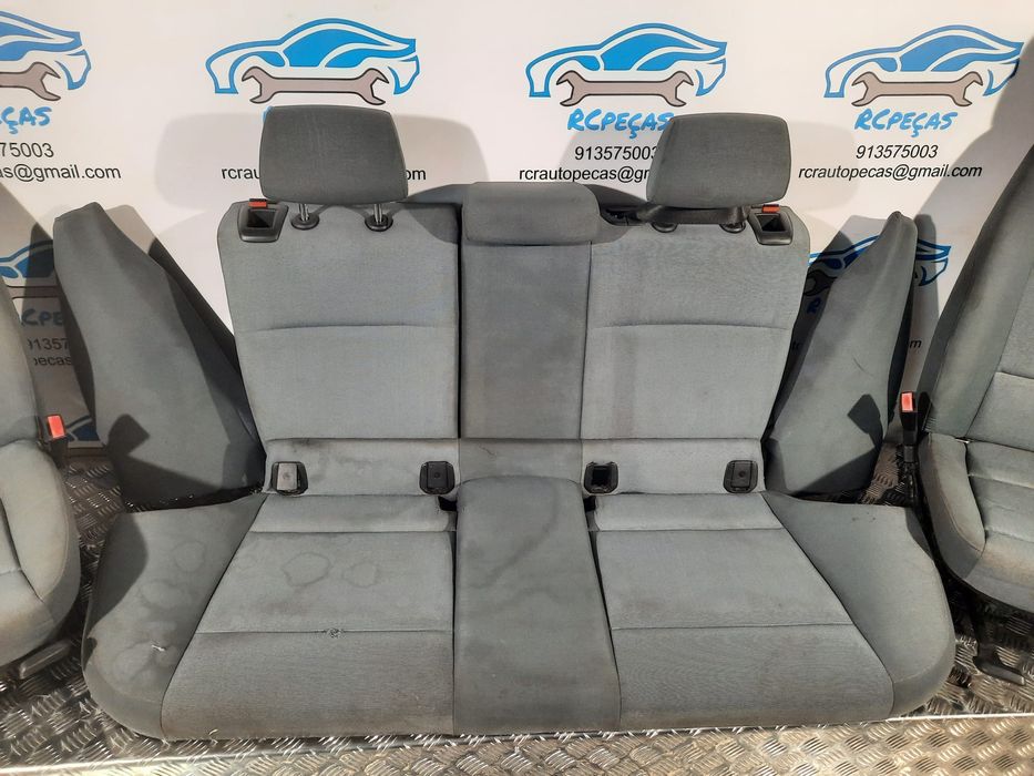 BANCOS BMW SERIE 1 E87 TECIDO AIRBAG FRENTE FRONTAL TRASEIRO TRÁS