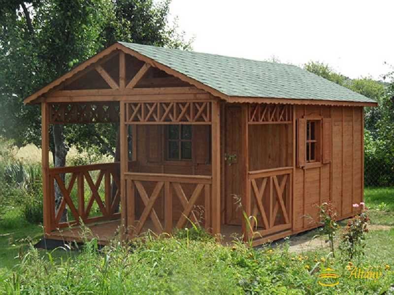 DOMEK MICHAŚ 4,5x4,5m Impregnowany+Podłoga Taras Dach 2-spad Producent