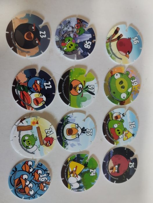 (I) Tazos de vários temas