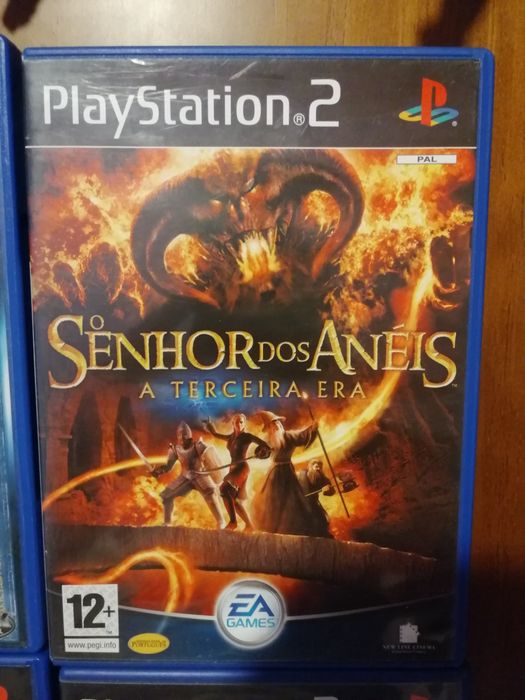 Jogos coleção senhor dos anéis playstation 2