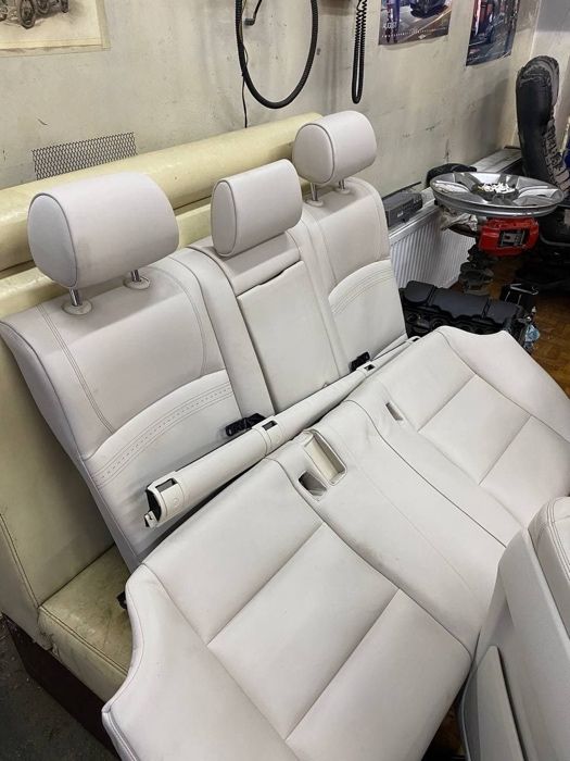 Задний диван Рестайл F10 Ф10 BMW БМВ Слоновая кость