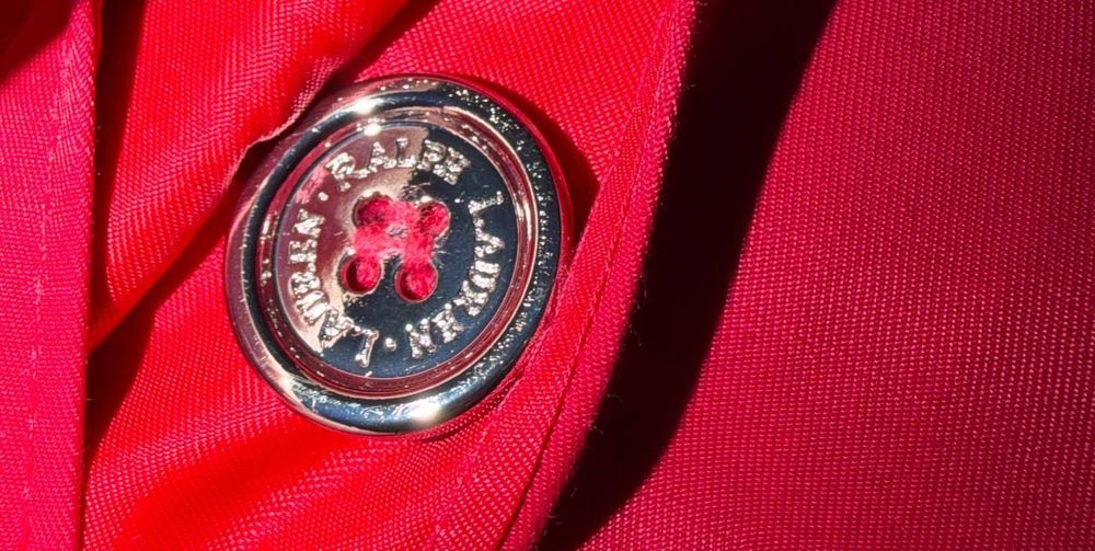 Ralph Lauren женский розовий тренч розмір М
