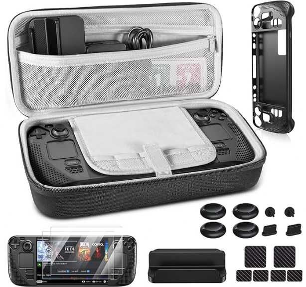 Steam Deck caixa estilo estojo 19 em 1 - NOVA