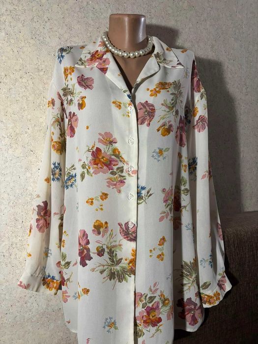 Блузка батал, блузон большого размера