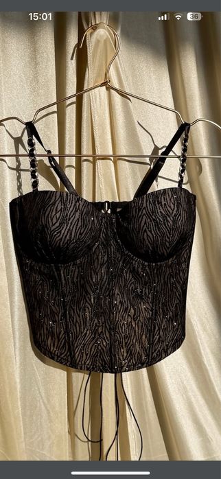 Корсет з блискітками на новорічні свята