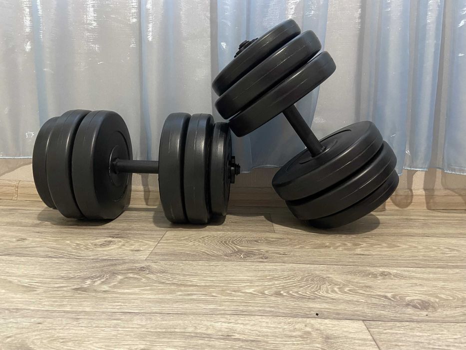 Гантелі 2 по 25 розбірні набірні гантели наборные разборные 50 кг