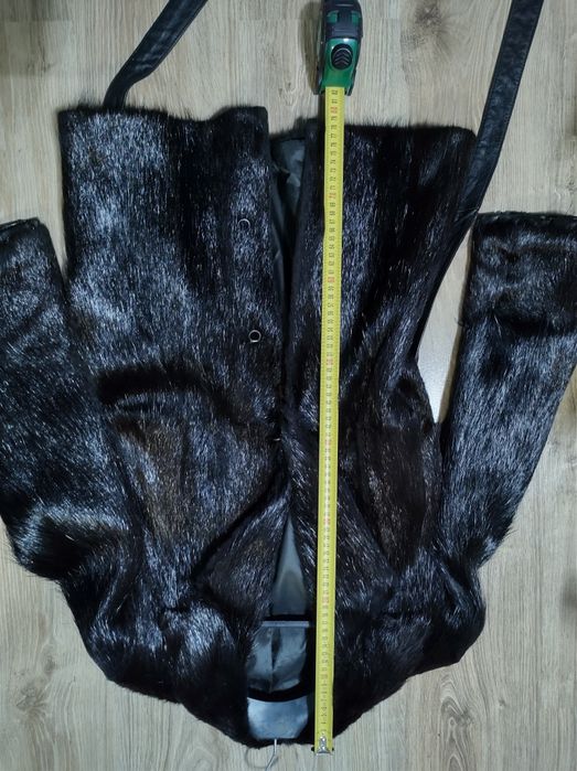 Futro damskie z nutrii, naturalne