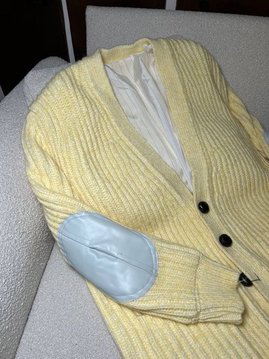 Теплий, вʼязаний кардиган Bottega Venetta! Знижки до 90%