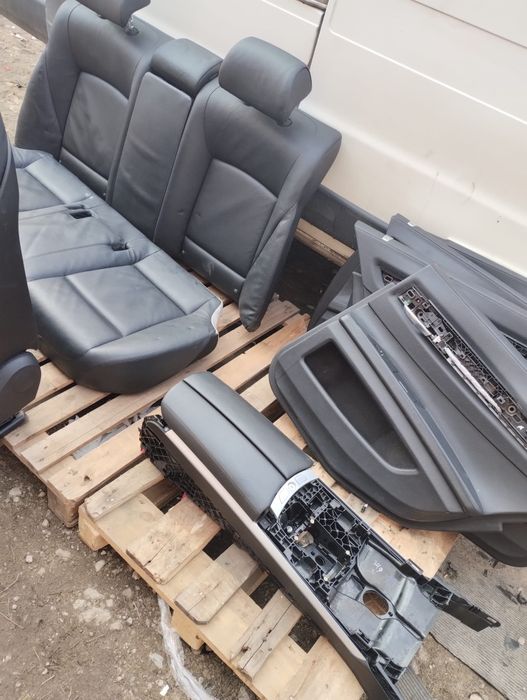Fotele sporty tapicerka bmw f01 skora  komplet