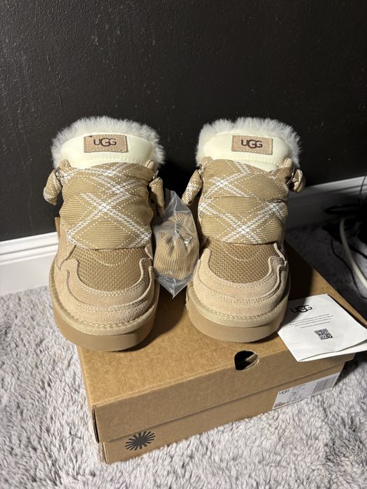 ugg lowmel buty zimowe ocieplane bezowe