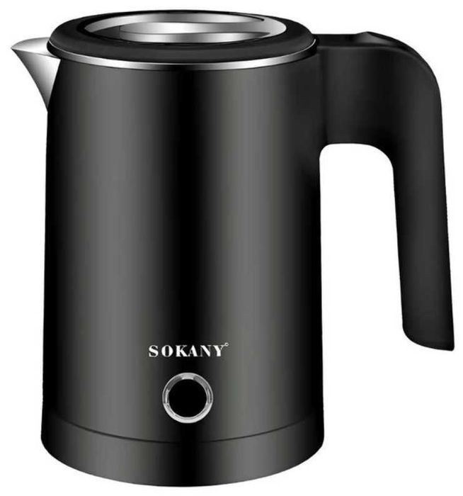 Електричний дорожній чайник 0.5л Чорний