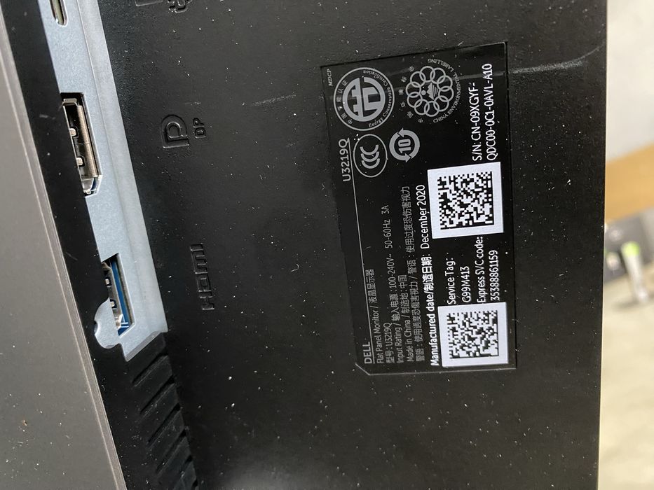 Монітор 4K 32 DELL U3219Q 2штуки