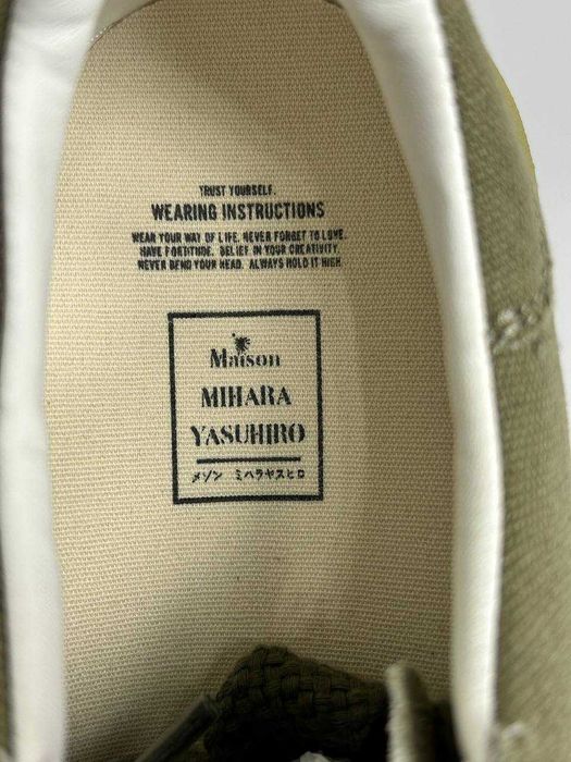 Кеди MMY Maison Mihara Yasuhiro кеди кеды кроссовки хакі кросівки