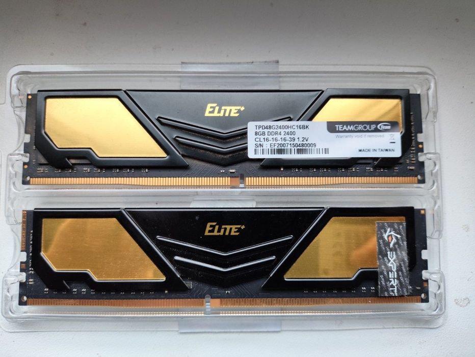 Модуль пам`ятi DDR4 8GB/2400 Team Elite Plus Black
