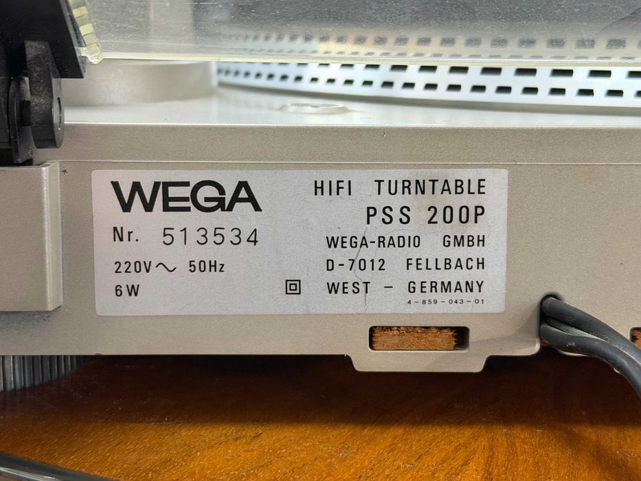 Gramofon WEGA PSS 200P półautomat, Audio Room