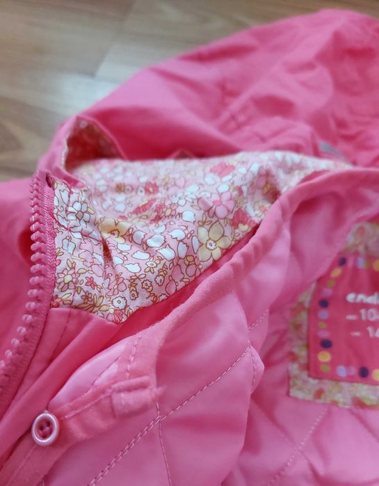 Wiosenna kurtka / parka dziewczęca z odpinaną kamizelką (Endo) 146 cm