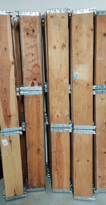 Aros de madeira para sobrepor em palete 120x80cm