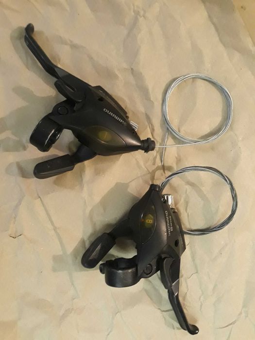 Shimano моноблок ST-EF50-8 манетка 3x8
