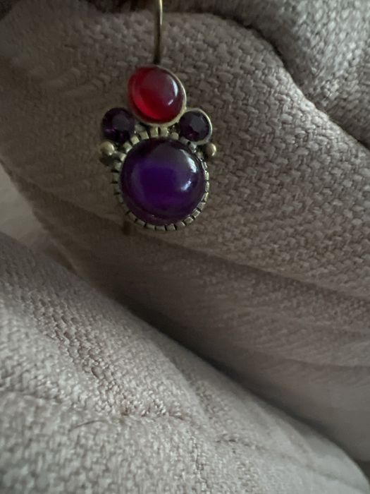 Kolczyki vintage biżuteria odpinane