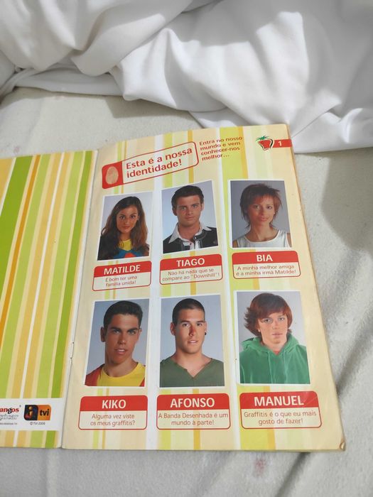 Caderneta completa : Morangos com açucar 2006 geração rebelde