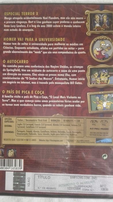 DVDs Os Simpsons