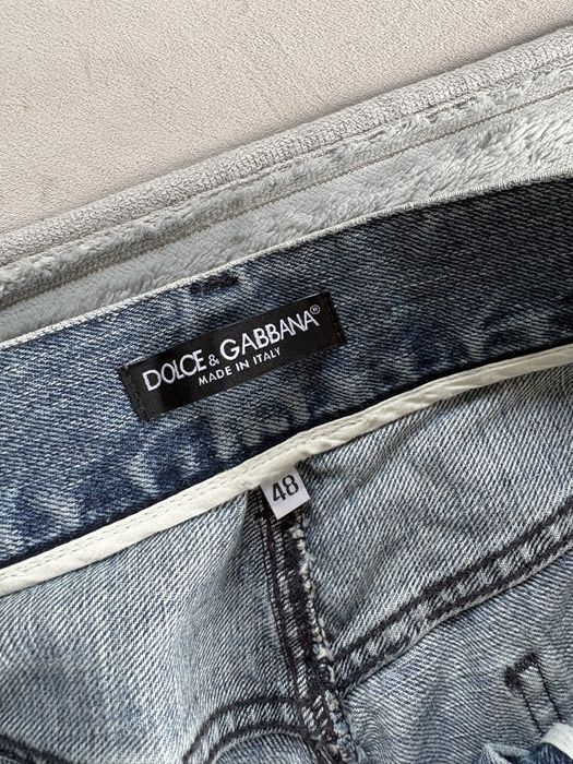 Oryginalne Jeansy DOLCE & GABBANA Ripped Distressed – Stan BDB, Rozmiar  48!