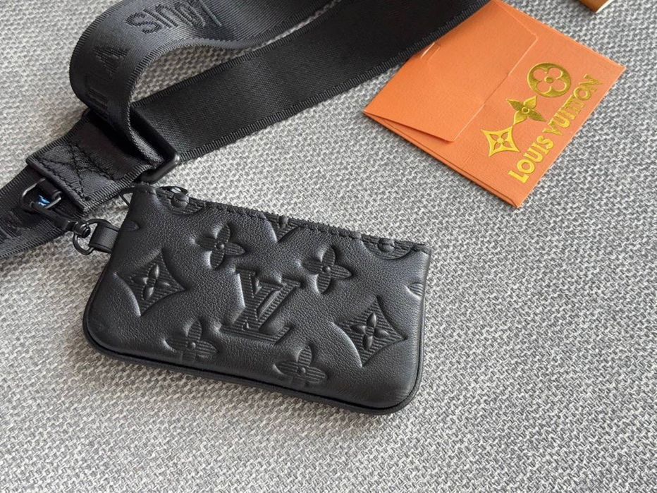 LOUIS VUITTON сумка мессенджер кожа мужская женская оригинал планшетка