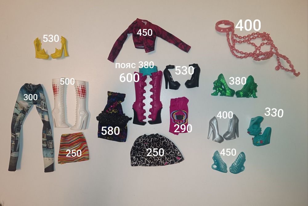 Ляльки аксесуари  одяг monster high