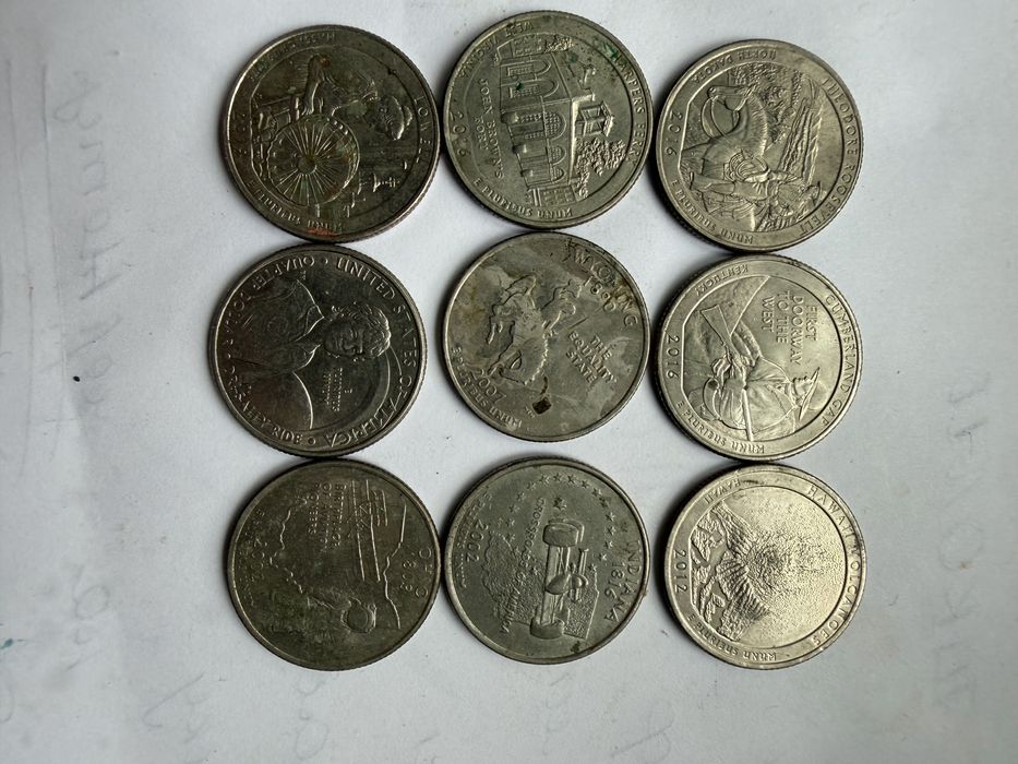 Продам монети квотери америка