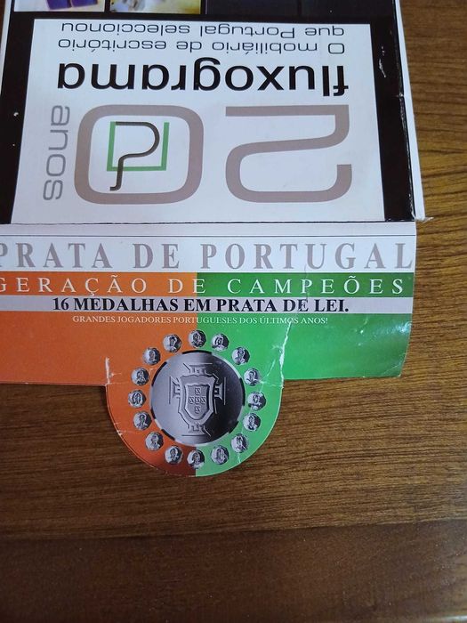 Vendo 16 moedas de prata "Campeões sub-20  da geração de ouro