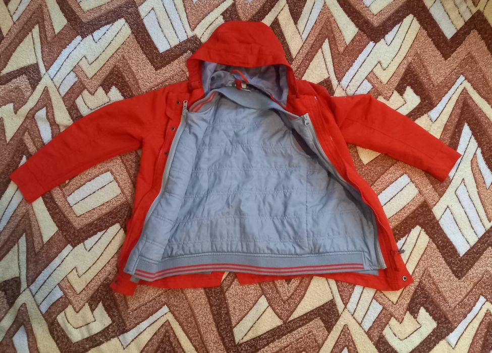 Демісезонний комплект куртка + жилетка Vertbaudet 126 см