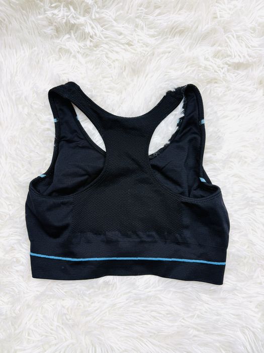 Biustonosz sportowy miękki S 36 czarny