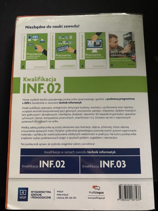 Ksiazka Kwalkfikacji Zawodowej INF.02