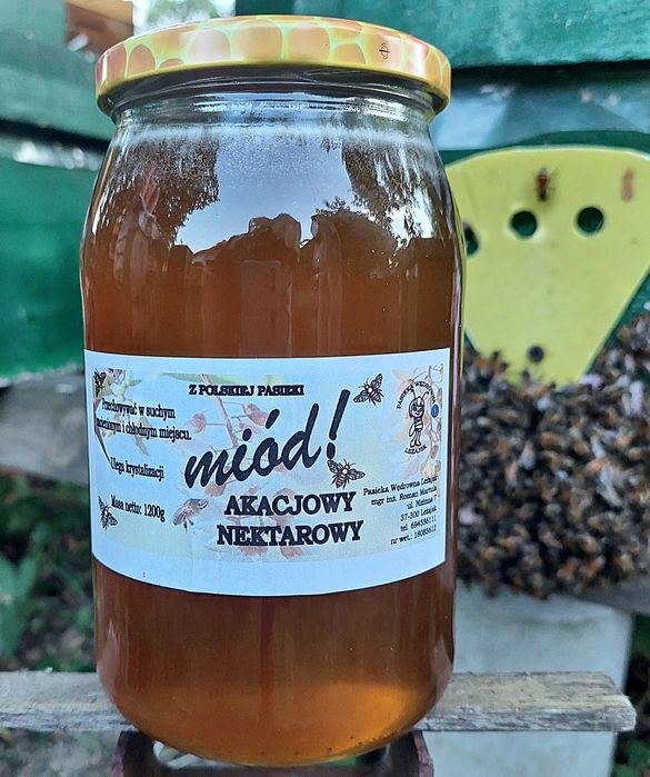 Miód akacjowy 1200g