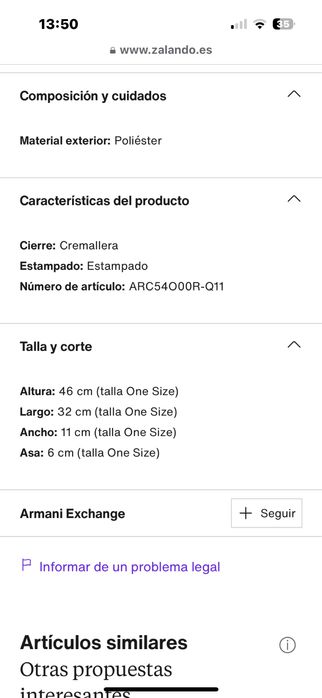 Рюкзак Armani оригинал
