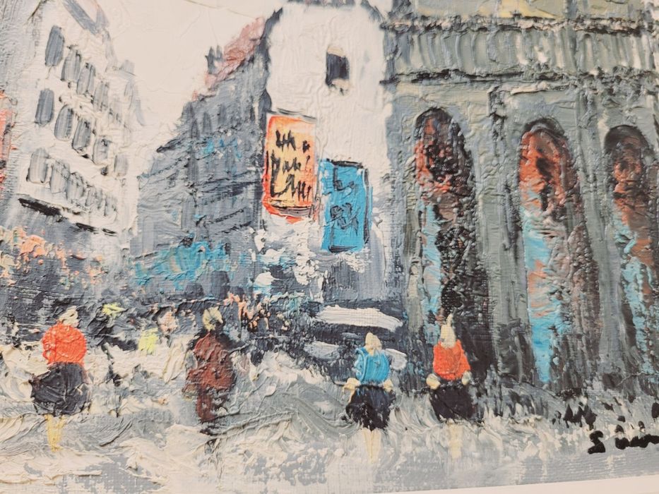 Obraz Olejny Paryż Notre Dame – Simon Kramer (54x46 cm)