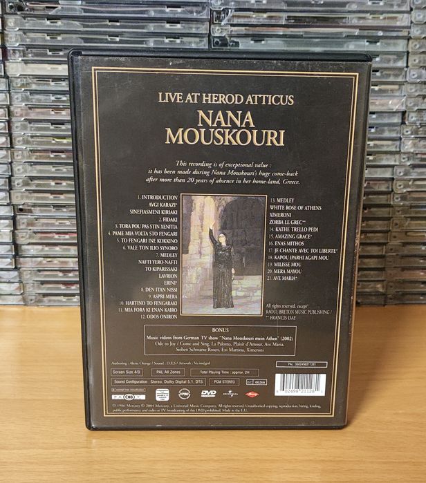Nana Mouskouri Live At Herod Atticus